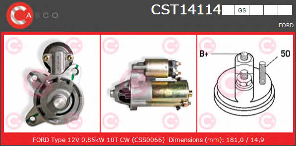 Casco CST14114GS Starter CST14114GS: Buy near me in Poland at 2407.PL - Good price!