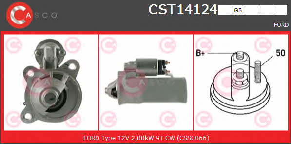 Casco CST14124GS Starter CST14124GS: Buy near me in Poland at 2407.PL - Good price!