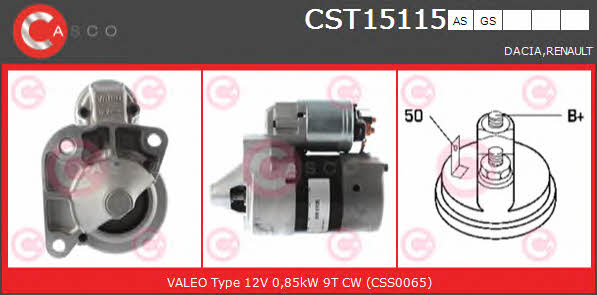 Casco CST15115AS Starter CST15115AS: Buy near me at 2407.PL in Poland at an Affordable price!
