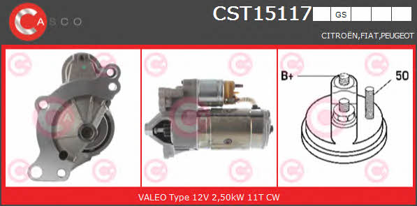 Casco CST15117GS Starter CST15117GS: Buy near me in Poland at 2407.PL - Good price!