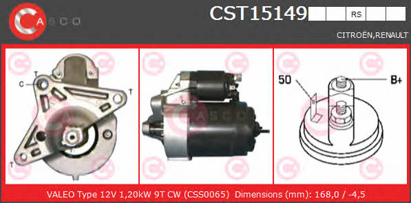 Casco CST15149RS Starter CST15149RS: Buy near me in Poland at 2407.PL - Good price!