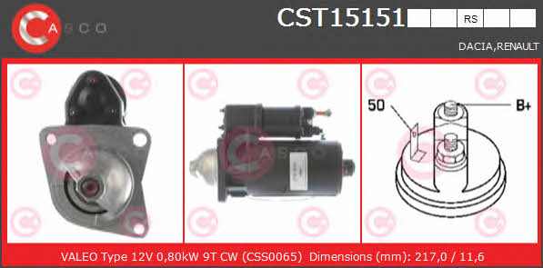 Casco CST15151RS Starter CST15151RS: Buy near me in Poland at 2407.PL - Good price!