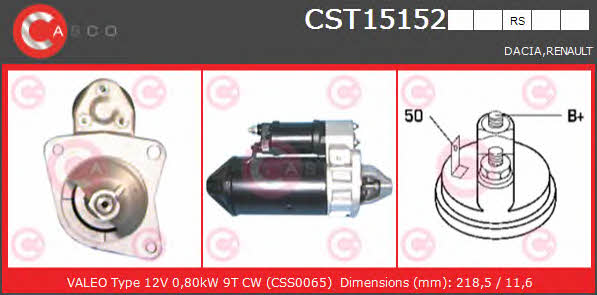 Casco CST15152RS Starter CST15152RS: Buy near me in Poland at 2407.PL - Good price!