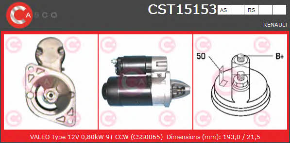 Casco CST15153AS Starter CST15153AS: Buy near me in Poland at 2407.PL - Good price!