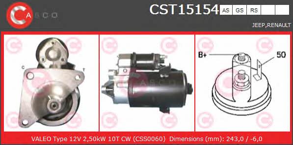 Casco CST15154AS Starter CST15154AS: Buy near me at 2407.PL in Poland at an Affordable price!