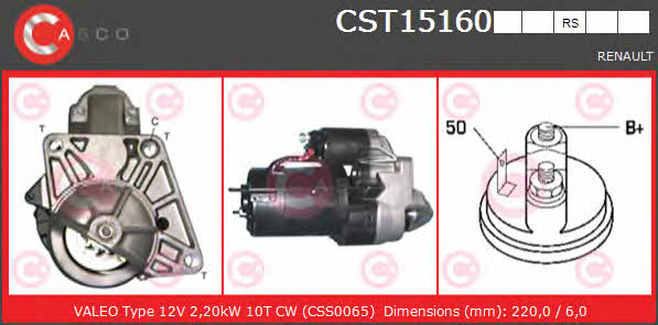 Casco CST15160RS Стартер CST15160RS: Отличная цена - Купить в Польше на 2407.PL!