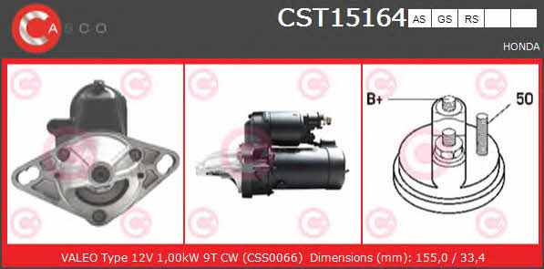 Casco CST15164AS Starter CST15164AS: Buy near me in Poland at 2407.PL - Good price!