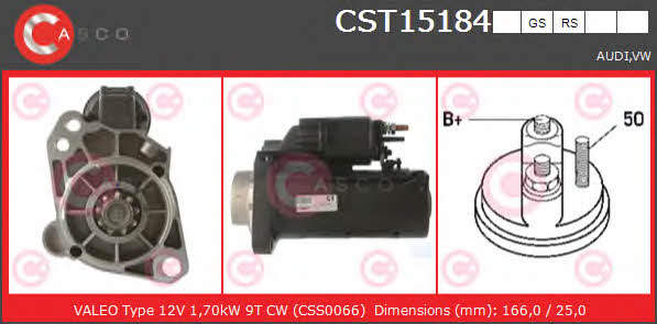 Casco CST15184GS Starter CST15184GS: Buy near me in Poland at 2407.PL - Good price!