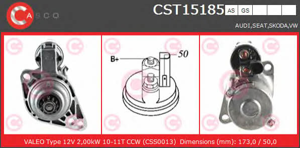 Casco CST15185GS Starter CST15185GS: Buy near me in Poland at 2407.PL - Good price!