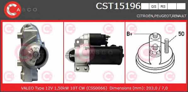 Casco CST15196GS Starter CST15196GS: Buy near me in Poland at 2407.PL - Good price!