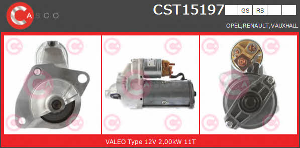 Casco CST15197RS Starter CST15197RS: Buy near me in Poland at 2407.PL - Good price!