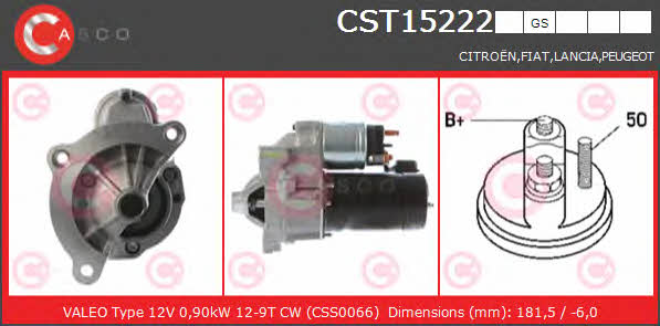 Casco CST15222GS Starter CST15222GS: Buy near me in Poland at 2407.PL - Good price!