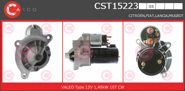 Casco CST15223GS Starter CST15223GS: Buy near me in Poland at 2407.PL - Good price!
