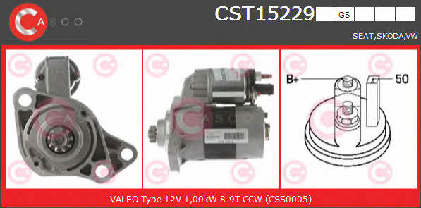Casco CST15229GS Starter CST15229GS: Buy near me in Poland at 2407.PL - Good price!