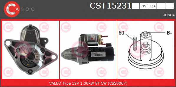 Casco CST15231RS Starter CST15231RS: Buy near me at 2407.PL in Poland at an Affordable price!