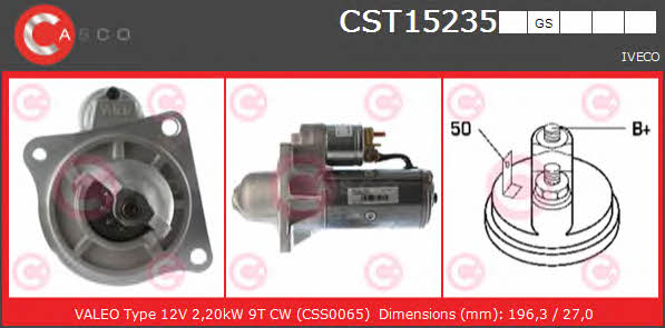 Casco CST15235GS Starter CST15235GS: Buy near me in Poland at 2407.PL - Good price!