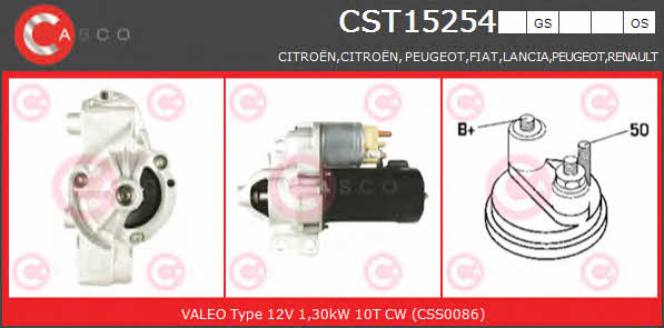 Casco CST15254GS Anlasser CST15254GS: Kaufen Sie zu einem guten Preis in Polen bei 2407.PL!