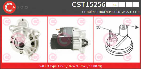 Casco CST15256GS Starter CST15256GS: Buy near me in Poland at 2407.PL - Good price!