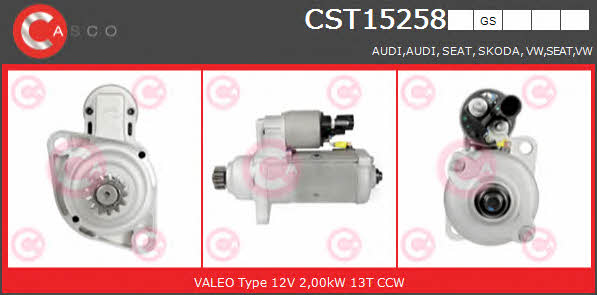 Casco CST15258GS Starter CST15258GS: Buy near me in Poland at 2407.PL - Good price!