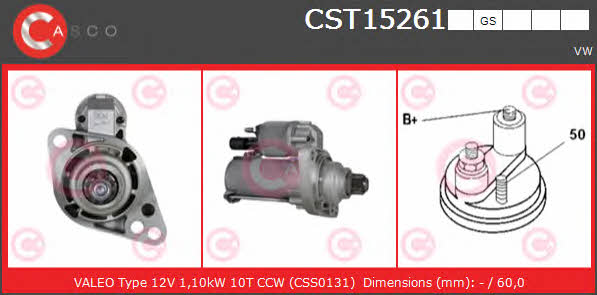 Casco CST15261GS Starter CST15261GS: Buy near me in Poland at 2407.PL - Good price!