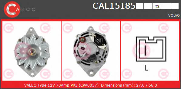 Casco CAL15185RS Generator CAL15185RS: Kaufen Sie zu einem guten Preis in Polen bei 2407.PL!