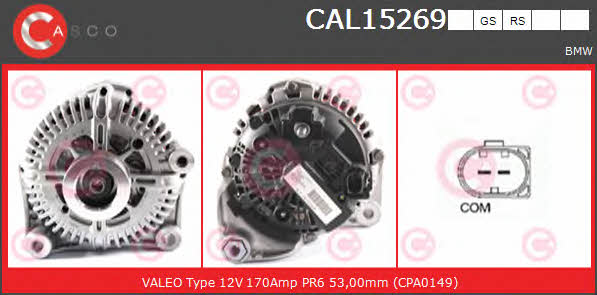 Casco CAL15269RS Alternator CAL15269RS: Buy near me in Poland at 2407.PL - Good price!