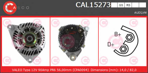 Casco CAL15273RS Alternator CAL15273RS: Dobra cena w Polsce na 2407.PL - Kup Teraz!