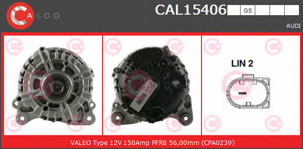 Casco CAL15406GS Генератор CAL15406GS: Отличная цена - Купить в Польше на 2407.PL!