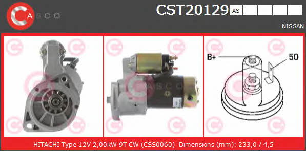 Casco CST20129AS Starter CST20129AS: Buy near me in Poland at 2407.PL - Good price!