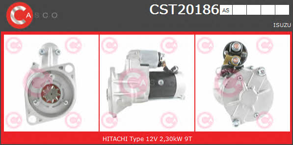 Casco CST20186AS Starter CST20186AS: Buy near me in Poland at 2407.PL - Good price!