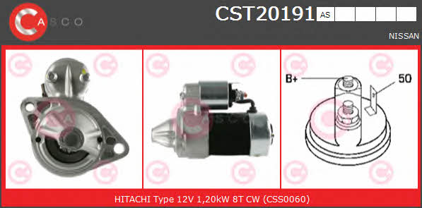 Casco CST20191AS Starter CST20191AS: Buy near me in Poland at 2407.PL - Good price!