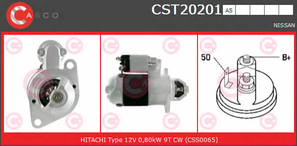 Casco CST20201AS Стартер CST20201AS: Отличная цена - Купить в Польше на 2407.PL!