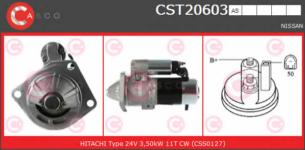 Casco CST20603AS Стартер CST20603AS: Отличная цена - Купить в Польше на 2407.PL!
