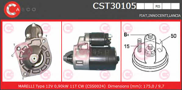 Casco CST30105RS Starter CST30105RS: Buy near me in Poland at 2407.PL - Good price!