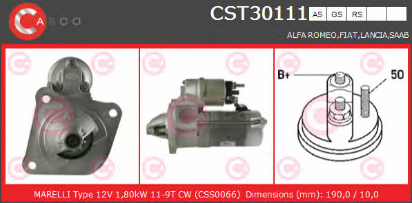 Casco CST30111RS Starter CST30111RS: Buy near me in Poland at 2407.PL - Good price!