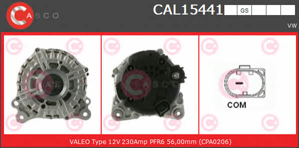 Casco CAL15441GS Alternator CAL15441GS: Buy near me in Poland at 2407.PL - Good price!