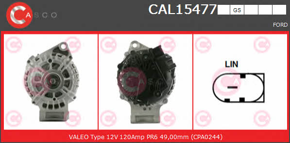 Casco CAL15477GS Alternator CAL15477GS: Buy near me in Poland at 2407.PL - Good price!