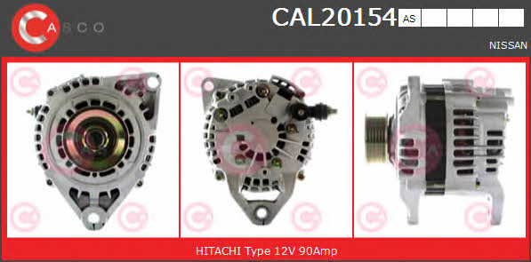 Casco CAL20154AS Alternator CAL20154AS: Buy near me in Poland at 2407.PL - Good price!