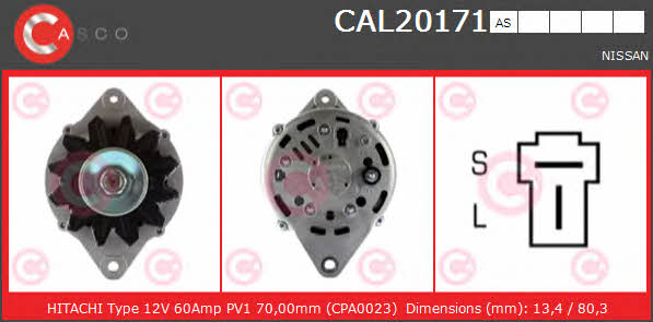 Casco CAL20171AS Generator CAL20171AS: Kaufen Sie zu einem guten Preis in Polen bei 2407.PL!