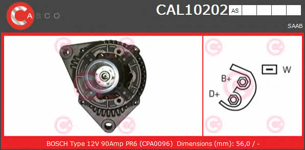 Casco CAL10202AS Alternator CAL10202AS: Buy near me in Poland at 2407.PL - Good price!