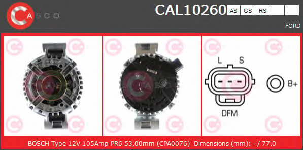 Casco CAL10260AS Generator CAL10260AS: Kaufen Sie zu einem guten Preis in Polen bei 2407.PL!