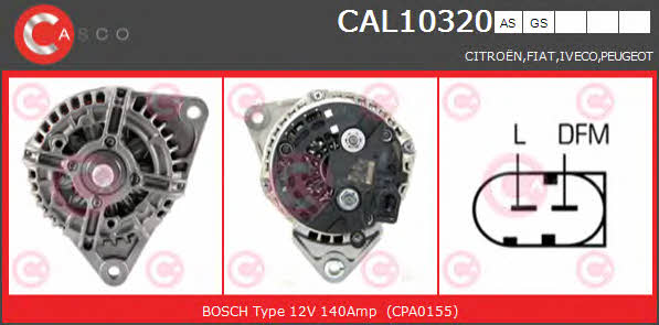 Casco CAL10320AS Alternator CAL10320AS: Buy near me in Poland at 2407.PL - Good price!