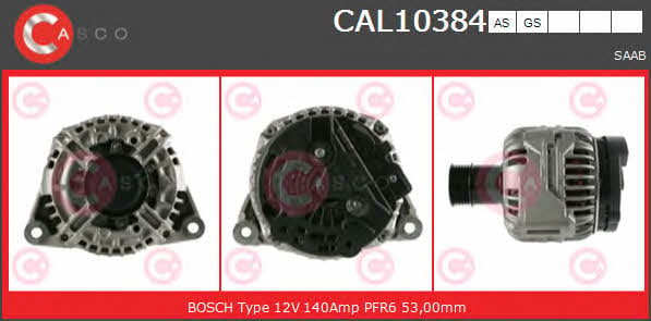 Casco CAL10384AS Alternator CAL10384AS: Buy near me in Poland at 2407.PL - Good price!