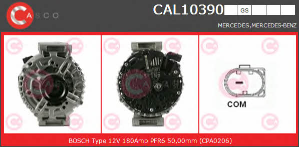 Casco CAL10390GS Alternator CAL10390GS: Buy near me in Poland at 2407.PL - Good price!