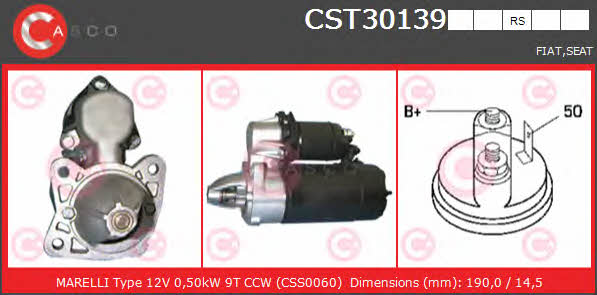 Casco CST30139RS Стартер CST30139RS: Отличная цена - Купить в Польше на 2407.PL!