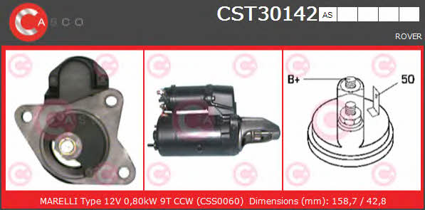 Casco CST30142AS Стартер CST30142AS: Отличная цена - Купить в Польше на 2407.PL!