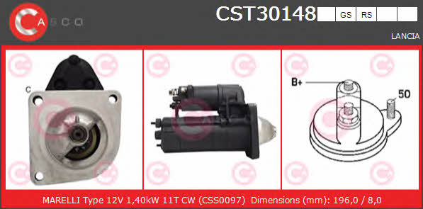 Casco CST30148GS Starter CST30148GS: Buy near me in Poland at 2407.PL - Good price!