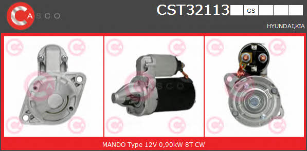 Casco CST32113GS Стартер CST32113GS: Отличная цена - Купить в Польше на 2407.PL!