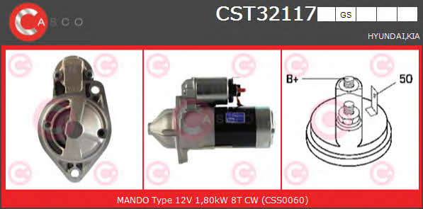 Casco CST32117GS Starter CST32117GS: Buy near me in Poland at 2407.PL - Good price!