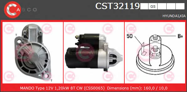 Casco CST32119GS Starter CST32119GS: Buy near me in Poland at 2407.PL - Good price!